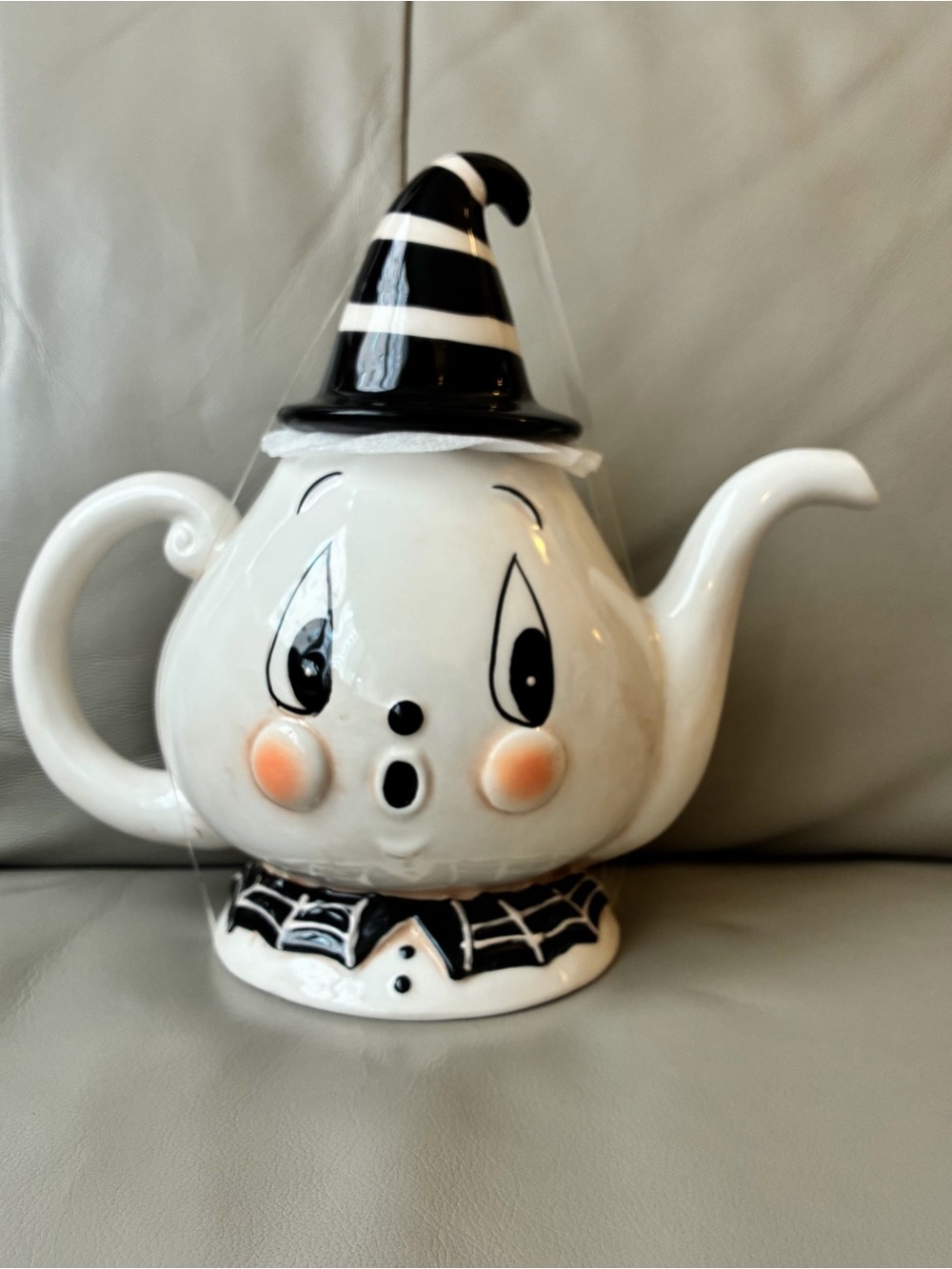 Johanna Parker Halloween Gus Ghost Teapot NWT limited 2026 release